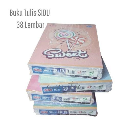 

Terlaris- Buku Tulis Sidu 38 Lembar Pak Isi 10 Buku