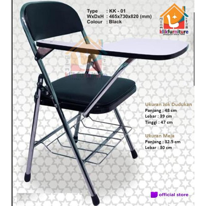 Kursi Lipat Sekolah Kursi Kuliah + Meja Masterindo