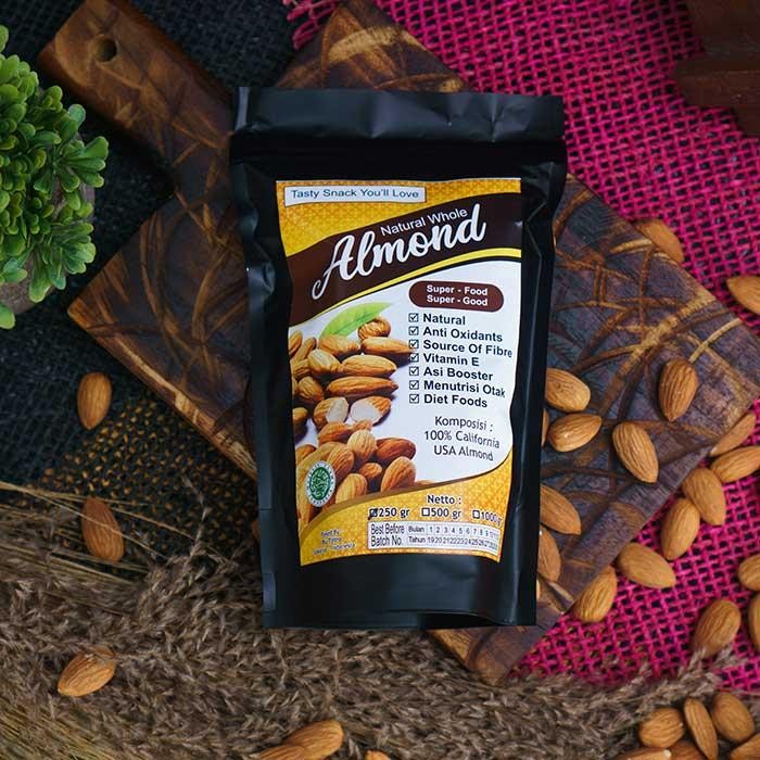 

Almond Roasted 250Gram - Kacang Almond Panggang Natural Super Food
