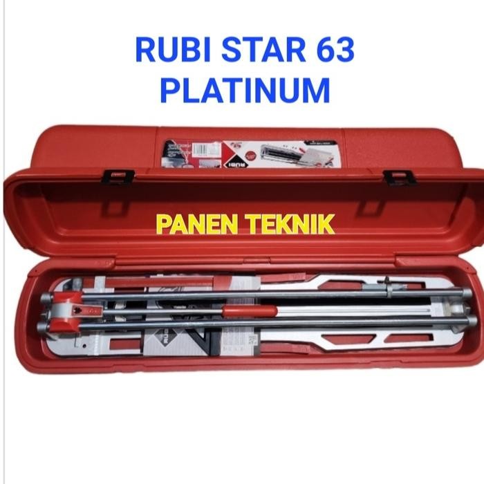 Terbaik Rubi Star 63 Platinum Potong Granit Keramik 60Cm Dorong Manual 60 Cm