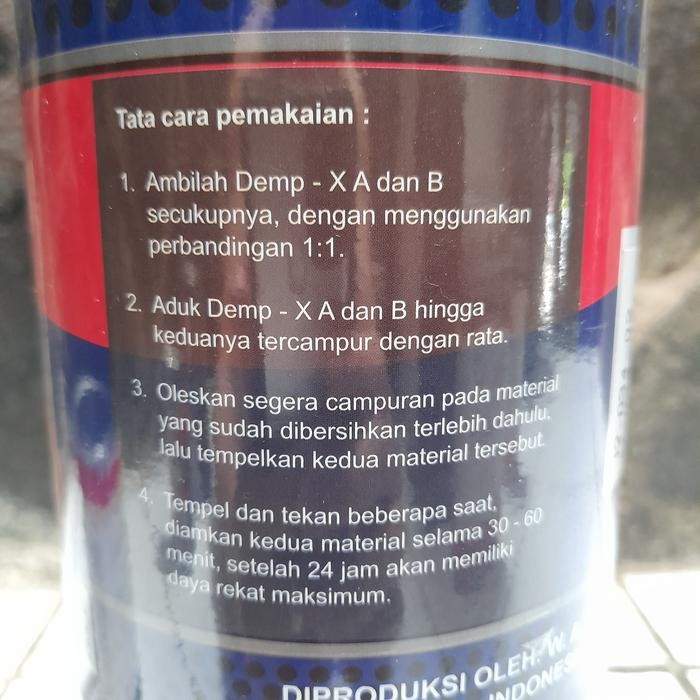 

Lem Perekat Extreme Serbaguna DempX DEMPX 200gr Basah Dalam Air