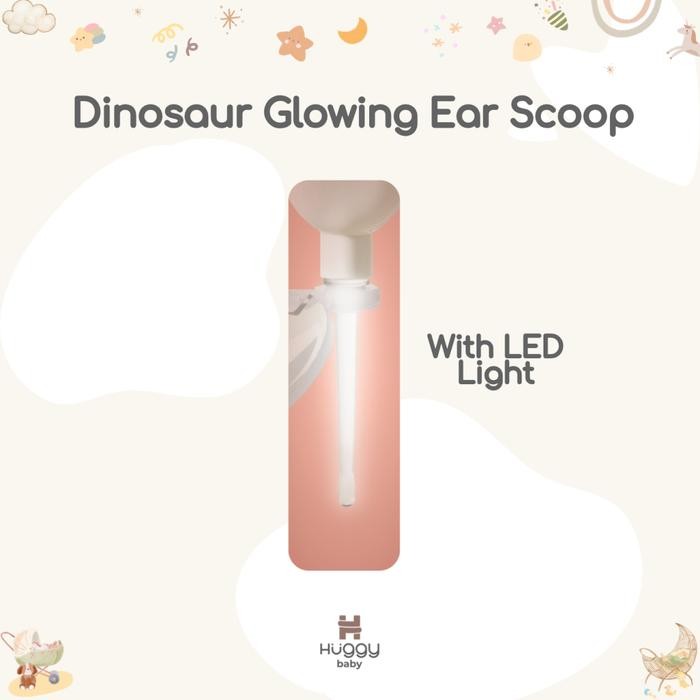 

Huggy Baby ES01 Dinosaur Glowing Ear Scoop Alat Korek Telinga LED Kaca Pembesar