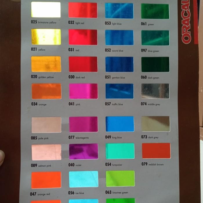 (Expert) stiker oracal transparan 8300