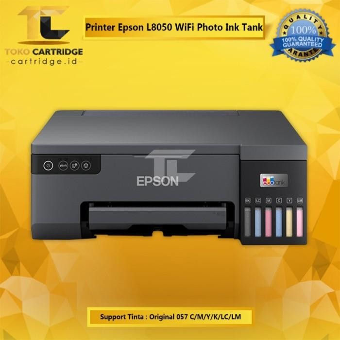 Printer Epson L8050 L 8050 L-8050 Printer Photo Wifi Tinta Epson 057 Pasti Diskon