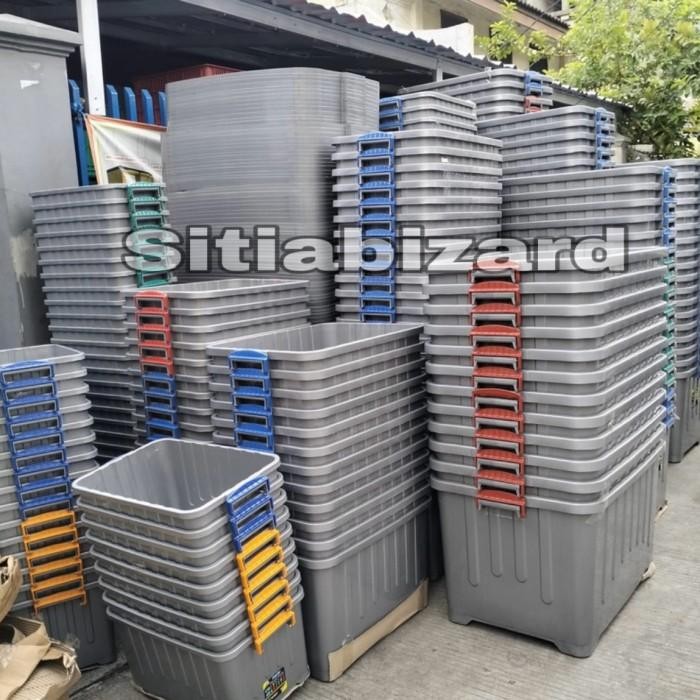 (Expert) Container Box CB60,CB90,CB140,CB180 Silver / Box Abu - Abu