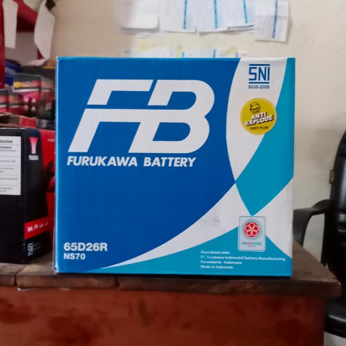 Cuci Gudang Aki / Battery Aki Mobil Fb Furukawa Battery Ns70 12V 65Ah Original