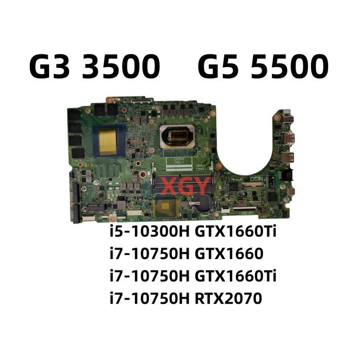Notebook Motherboard For DELL G3 3500 G5 5500 Laptop Mainboard 19753-1 039Y47 0DV11C 0C36JF 0VH2X5 G