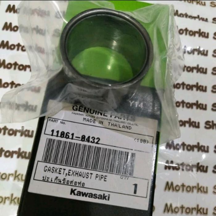 paking packing silencer sambungan knalpot ninja 250fi 250 fi new ori