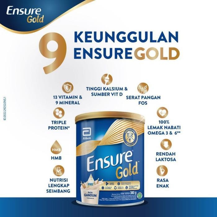 

(Expert) Ensure Gold Gandum 380gr