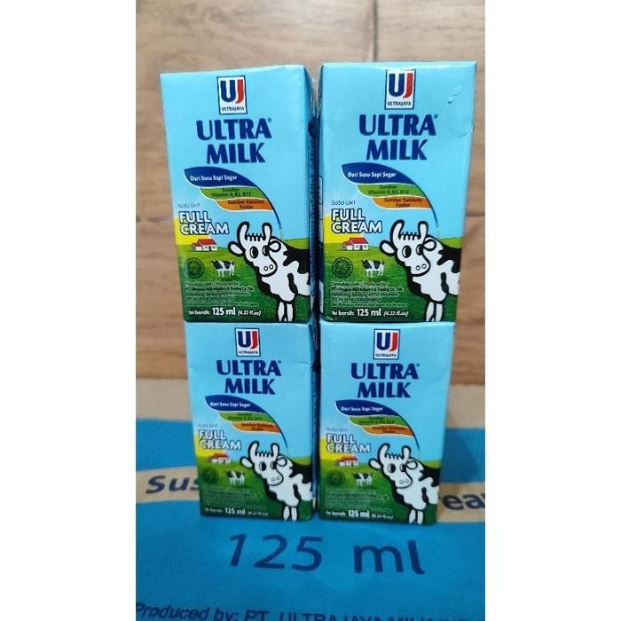 

(Expert) Ultra Milk Susu UHT Full Cream 125 ml (isi 8 pcs)