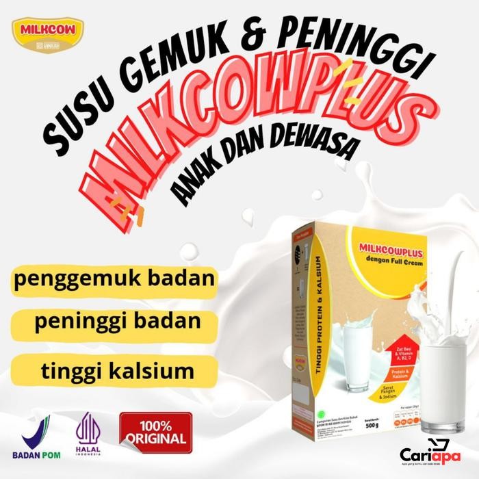 

(Expert) Susu MILKCOWPLUS Penggemuk Dan Peninggi Badan Penambah Nafsu Makan 500 gram