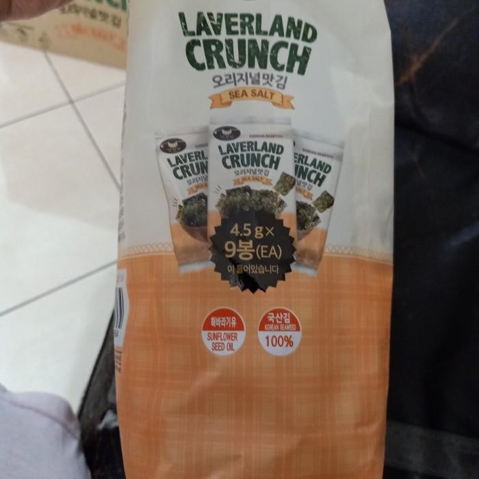 

(Expert) LAVERLAND CRUNCH SEA SALT (4,5 gram x 9sachets)
