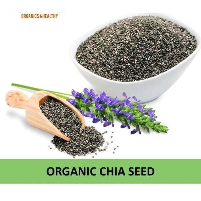 

(Expert) Organic Black Chia Seed 500gr 500 gr gram / MPASI CHIA SEED