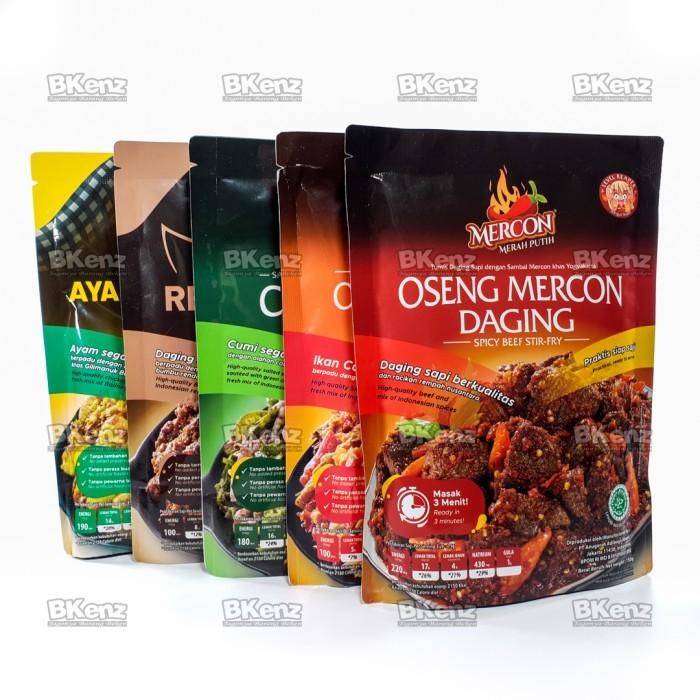 

(Expert) Oseng Mercon Merah Putih Daging Cakalang Cumi Rendang Ayam Betutu