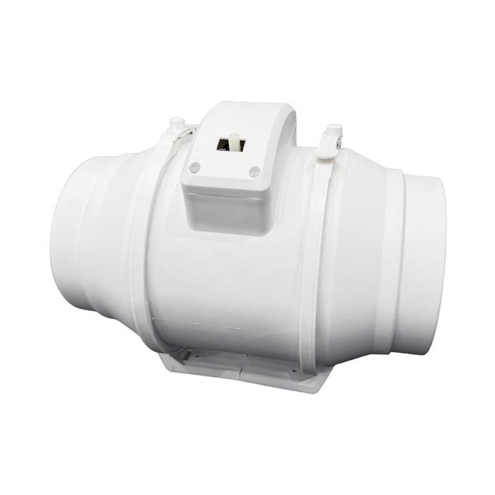 Langsung diproses AZKO Krisbow 6 inci Blower Inline Duct Fan - Putih Kipas Hexos Ventilasi Fan