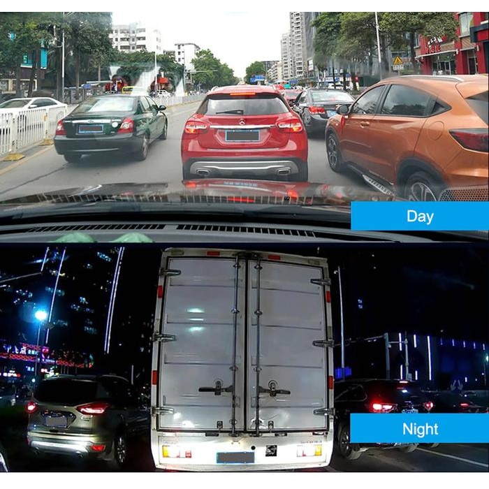 GPS Dashcam JC100 atau JC200 3G Series kamera mobil live view 2 kamera