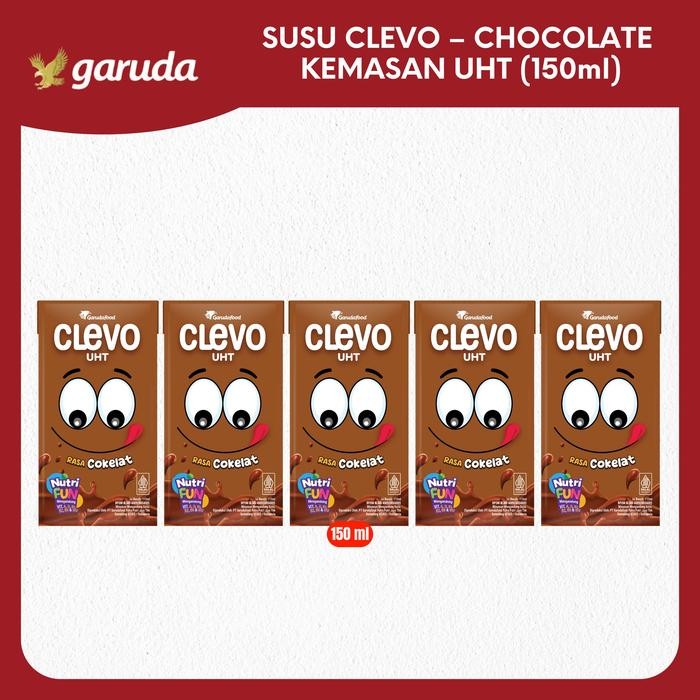 

terlaris Garuda - 5 PCS CLEVO Susu UHT Rasa Coklat 115 ml