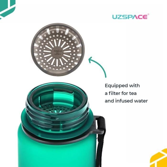 UZSPACE Botol Minum Olahraga Frosted Bottle Outdoor Running Portable