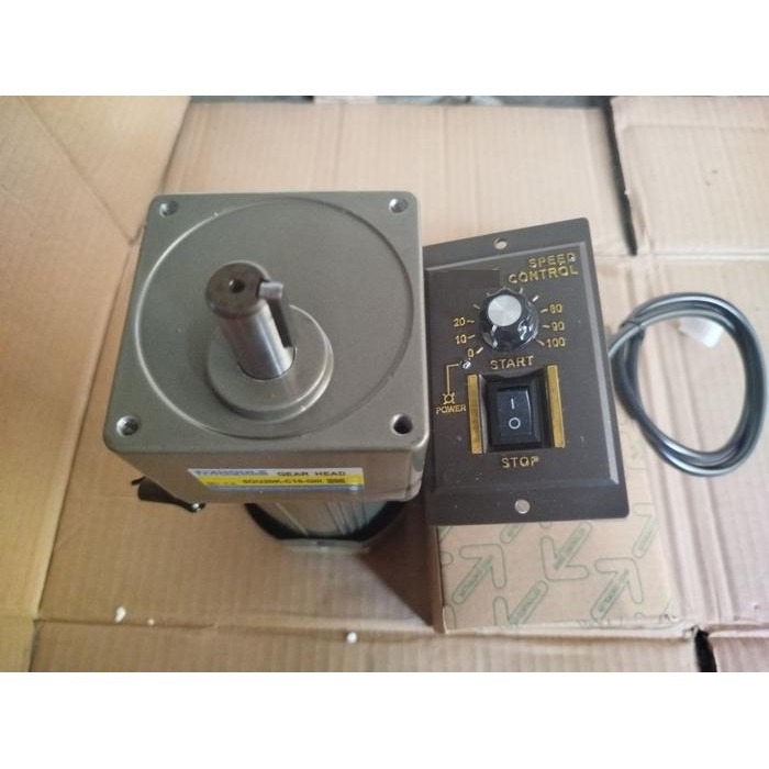 AC motor gearbox 220V 90W Variable Speed Control 1 Phase