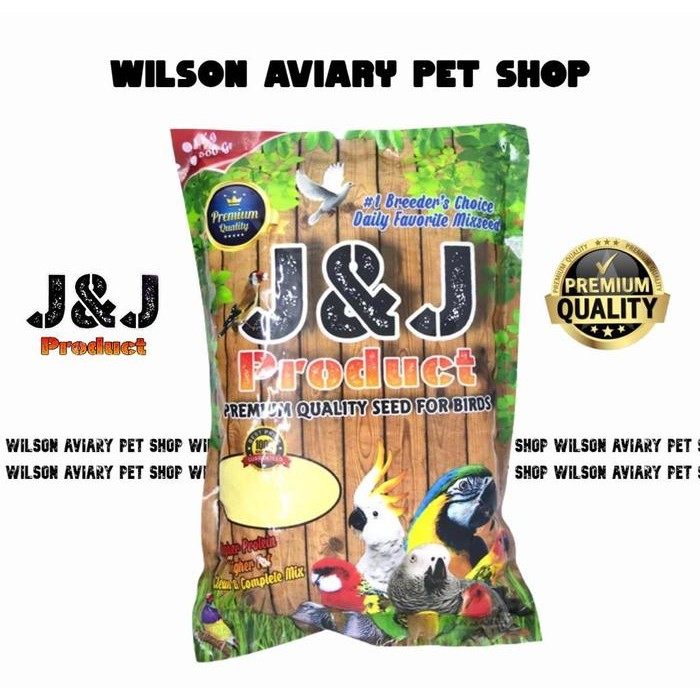 J&J Starter food 1kg bubur lolohan baby burung lovebird parkit parrot