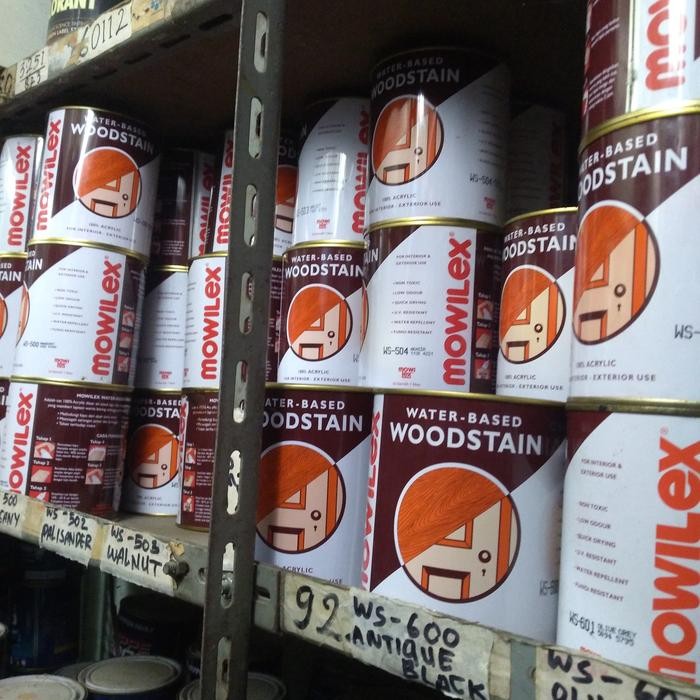 PLITUR KAYU MOWILEX WOODSTAIN WATER BASE 1KG