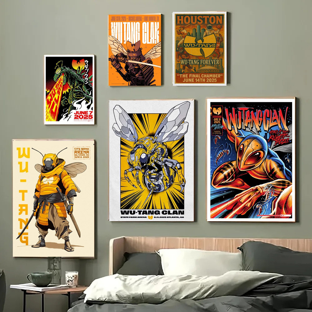 IMPORT Poster Prints W-Wu-T-Tang Of Clan The Final Chamber PHOENIX 2025 Music Tour Wall Art Canvas