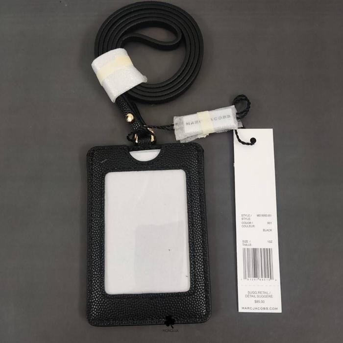 

NWT LANYARD M*ARC JACOBS LANYARD ID CARD BLACK MURAH RECOMMENDED