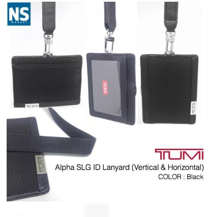 

TUMI ALPHA SLG ID LANYARD VERTICAL HORIZONTAL - BLACK CHROME