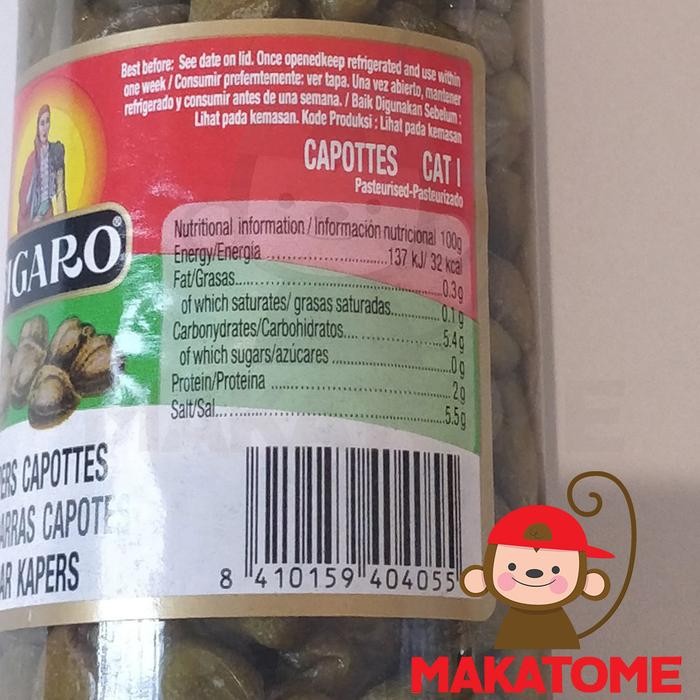 

Figaro Capers Capottes 450Gr Acar Kapers 450 G Gr Caper