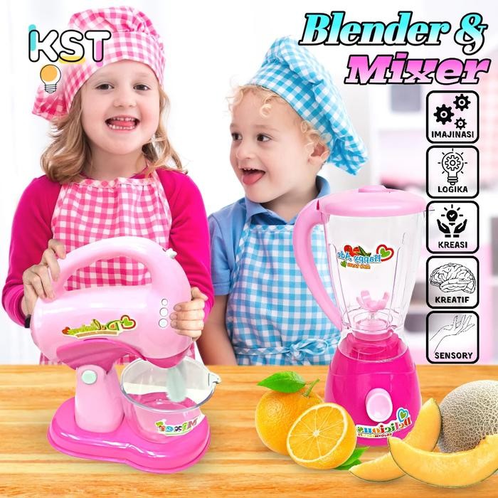 [KST] Blender Mainan dan Mixer Mainan Mainan Edukasi Anak 4 Tahun Hadiah Ulang Tahun Anak Perempuan