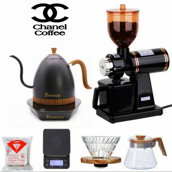 Paket Manual Brewing V60/Alat Kopi Manual Brew V60. Pasti Diskon