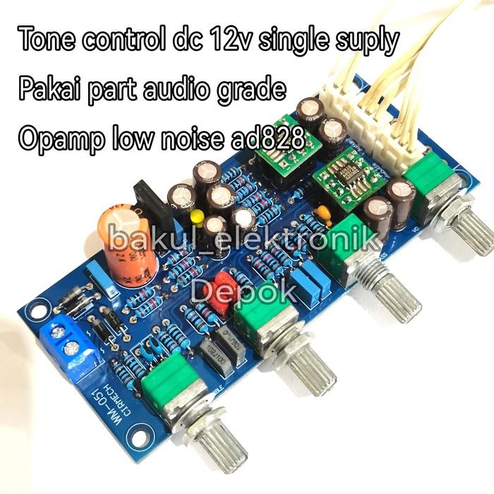 Kit Tone Control 12V Dc Stereo Ne5532