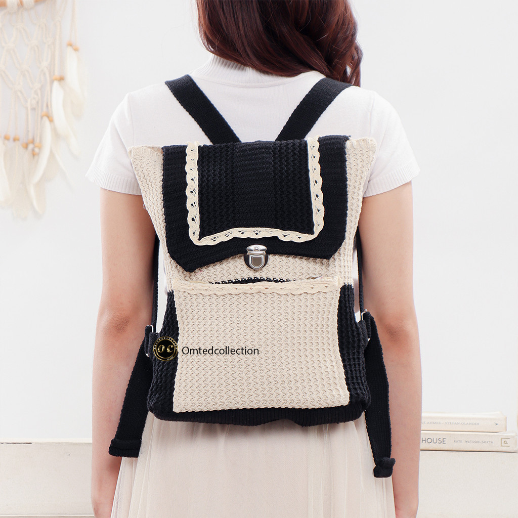 Fashion Korean Style Ranael Randel Tas Brended Terbaru 2025 Beckpack Ransel Wanita Ts Perempuan Dewa