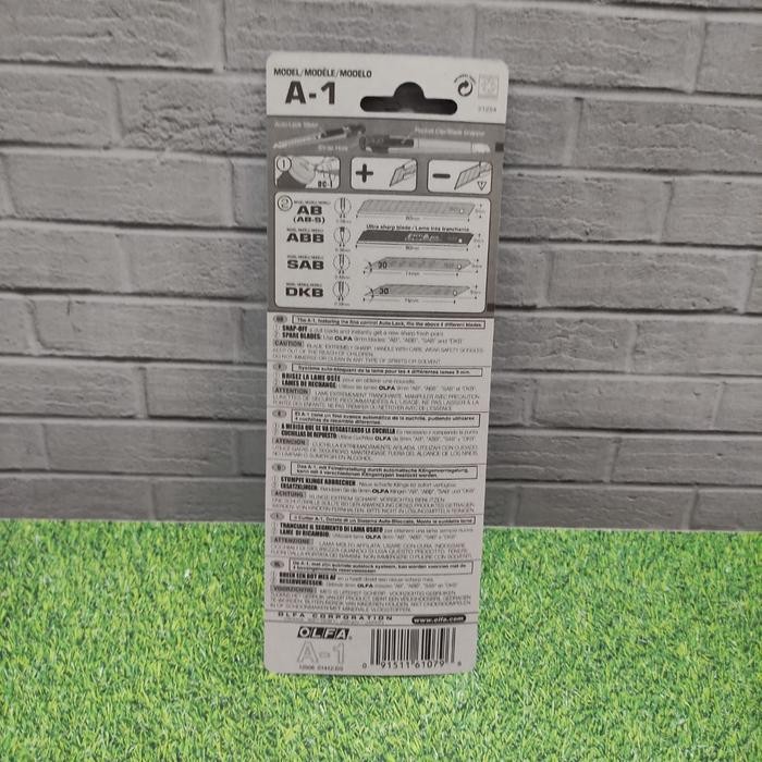 

PISAU CUTTER 9 MM A-1 OLFA STANDARD DUTY KNIFE ORIGINAL JAPAN KODE 1061