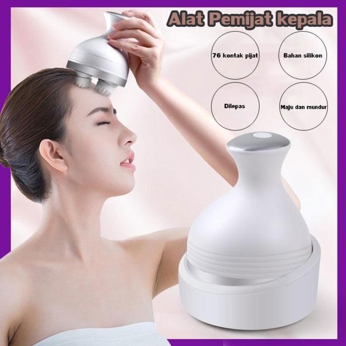 Pemijat Kepala Elektrik / Scalp Massager / Alat Pijat Elektrik Kepala Yang Menenangkan Terapi Leher