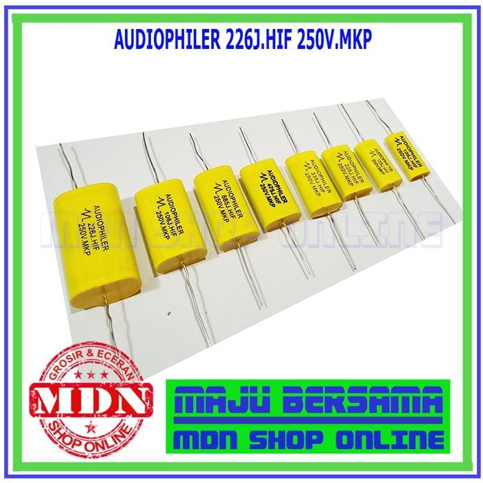 (Expert) Audiophiler 226 - Kapasitor 22 Uf 250V - Kapasitor Tweeter
