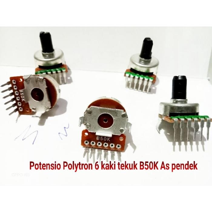 (Expert) Potensio Polytron 6 kaki 50K As pendek
