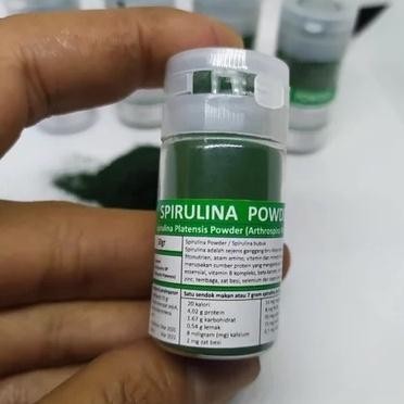 Spirulina, bubuk spirulina, spirulina powder 10 gram