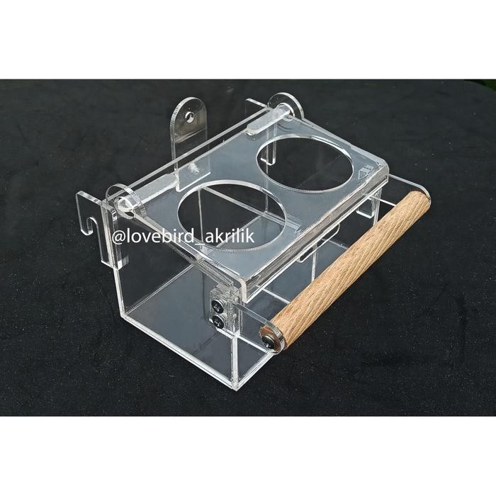 Wadah Pakan Egg Food, Tempat Pakan Egg Food, Tempat pakan lovebird