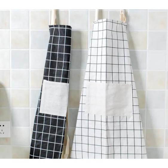 CELEMEK MASAK APRON MASAK KOREAN STYLE MINIMALIS KEKINIAN MURAH