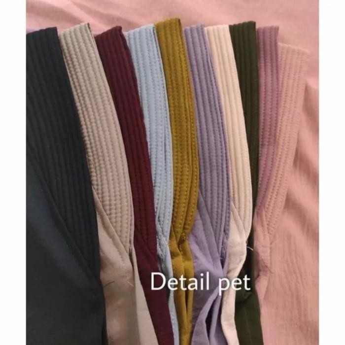 (Expert) Jilbab crinkle airflow premium jumbo pad / hijab crinkle syari pet