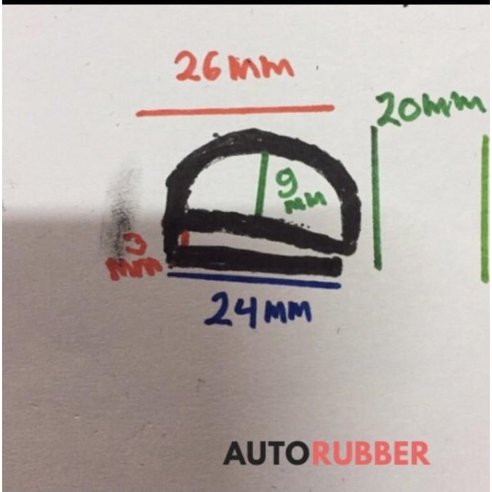 [Expret] Karet List E Pintu Pendingin Cold Storage Kulkas Hitam