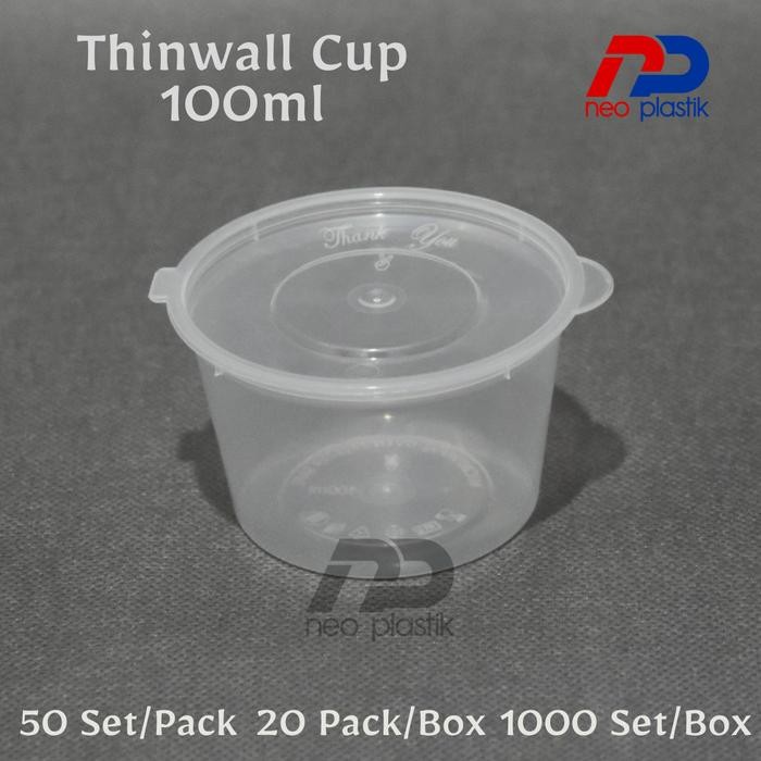 Thinwall Cup Plastik Victory - 100 ml