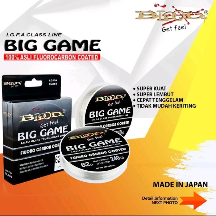 SENAR PANCING BLOOD BIG GAME ORIGINAL QUALITY