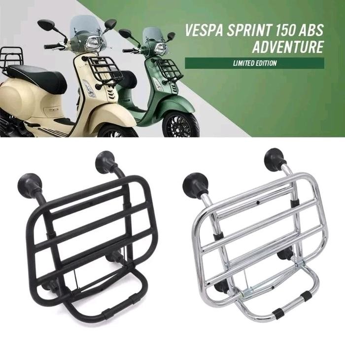 Front Rack Rak Depan Vespa LX S Primavera & Sprint Aksesoris Motor Vespa Matic