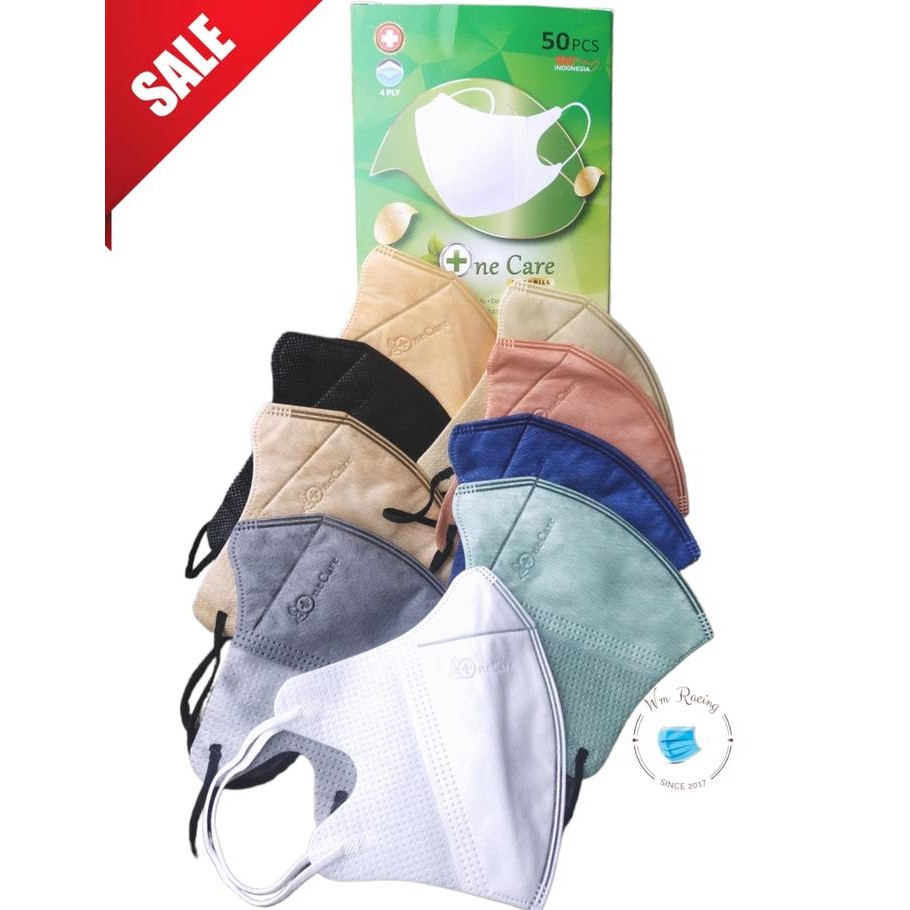 Masker Duckbill NeCare 4ply masker dewasa NeCare Earloop premium 50pcs