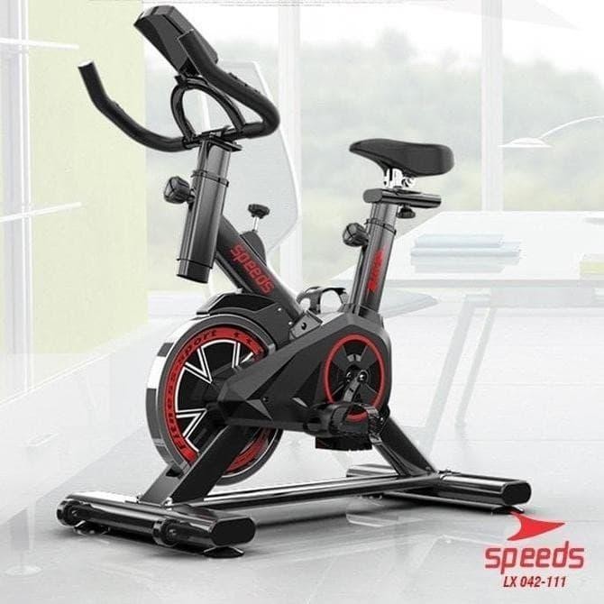 Alat Sepeda Statis Spinning speda Bike Elektrik indoor Fitness Speeds