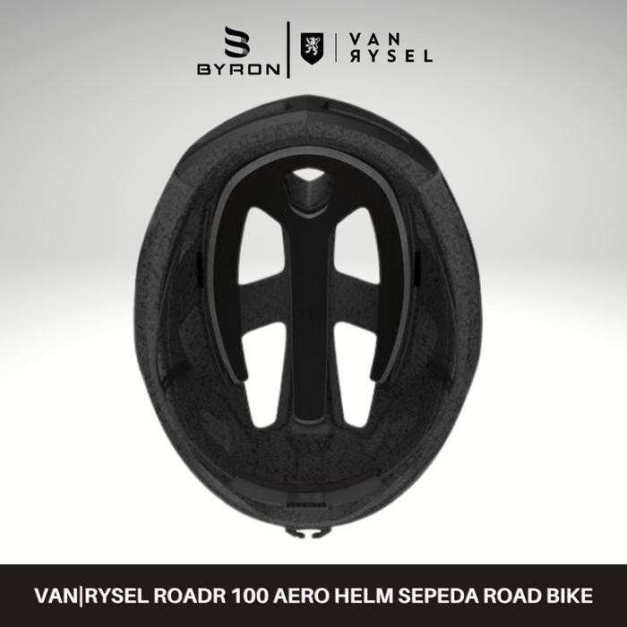 Van Rysel Helm Sepeda Van Rysel Roadr 100 Road Bike Mtb Sepeda Lipat-Black
