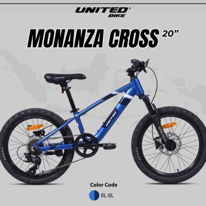 Sepeda Anak Mtb 20 Inch United Monanza 7 Speed