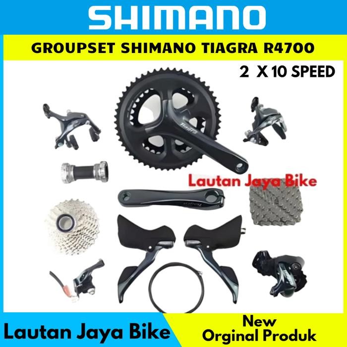 Groupset Shimano Tiagra 4700 2 X 10 Sp Roadbike Gravel Brifter Tiagra